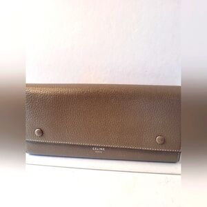 Celine Long Leather Wallet